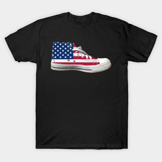 United States High-Top T-Shirt by 1AlmightySprout